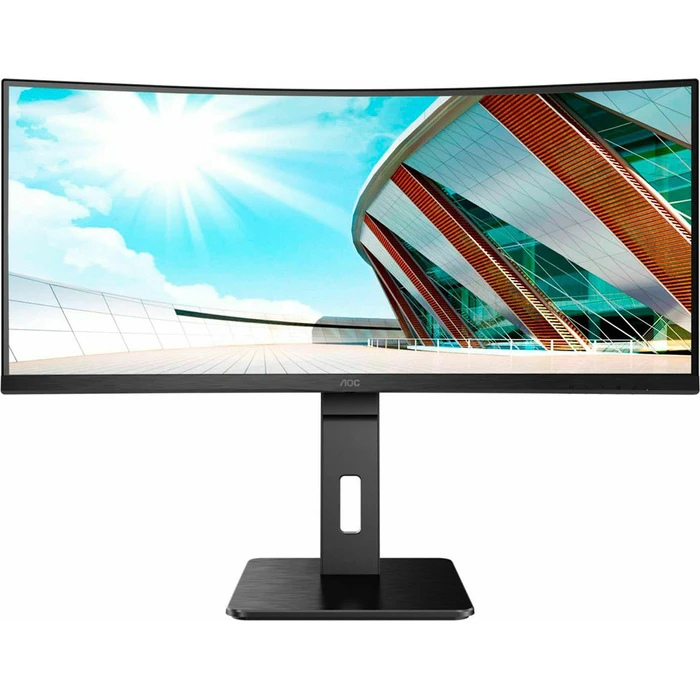 Monitor 27" AOC (3440x1440) Pro-Line CU34P2A 21:9 1ms USB 2xHDMI DisplayPort 2K UHD Black