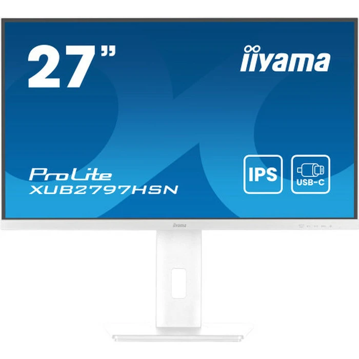 Monitor 27" Iiyama (1920x1080) XUB2797HSN-W2 16:9 IPS LS HDMI DP USB-C 1ms
