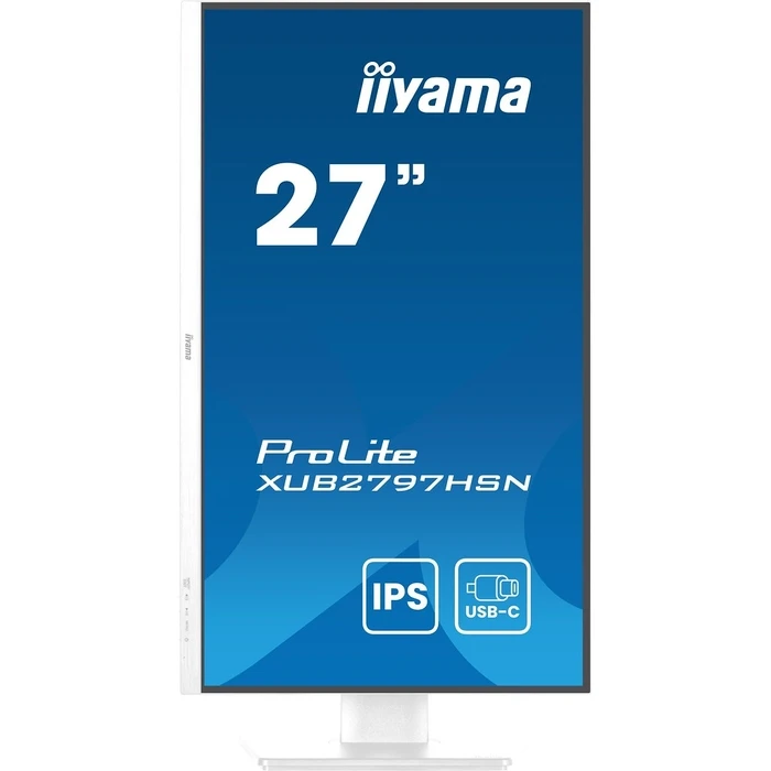Monitor 27" Iiyama (1920x1080) XUB2797HSN-W2 16:9 IPS LS HDMI DP USB-C 1ms