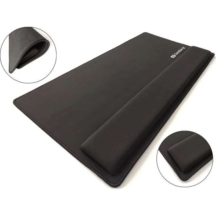 Mousepad Sandberg with Wrist Rest 712x350mm Black