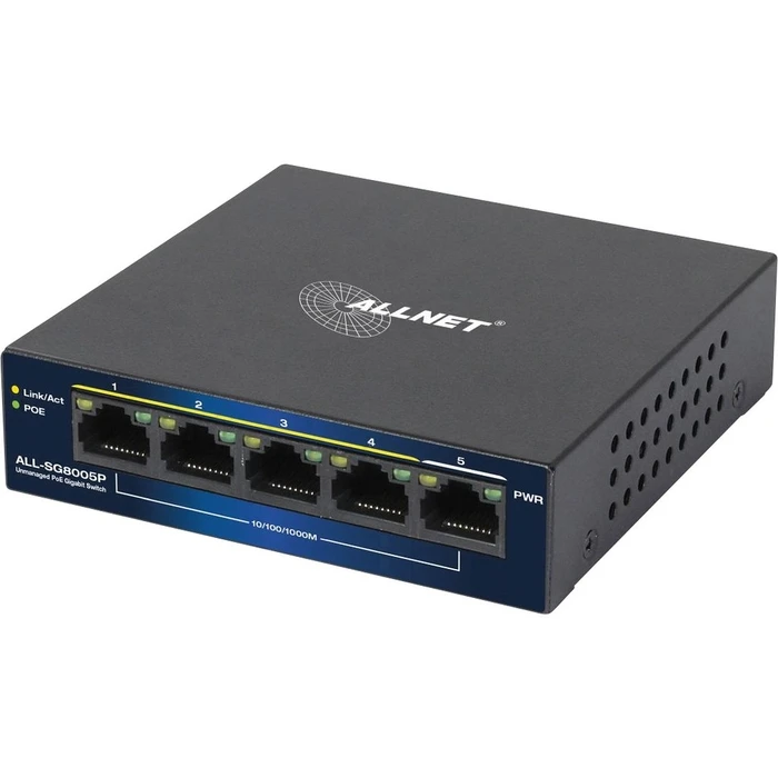 Network Switch 5P Allnet ALL-SG8005P POE
