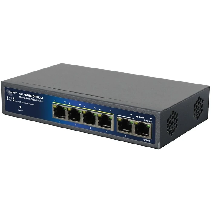 Network Switch 6P Allnet ALL-SG8206PDM POE M