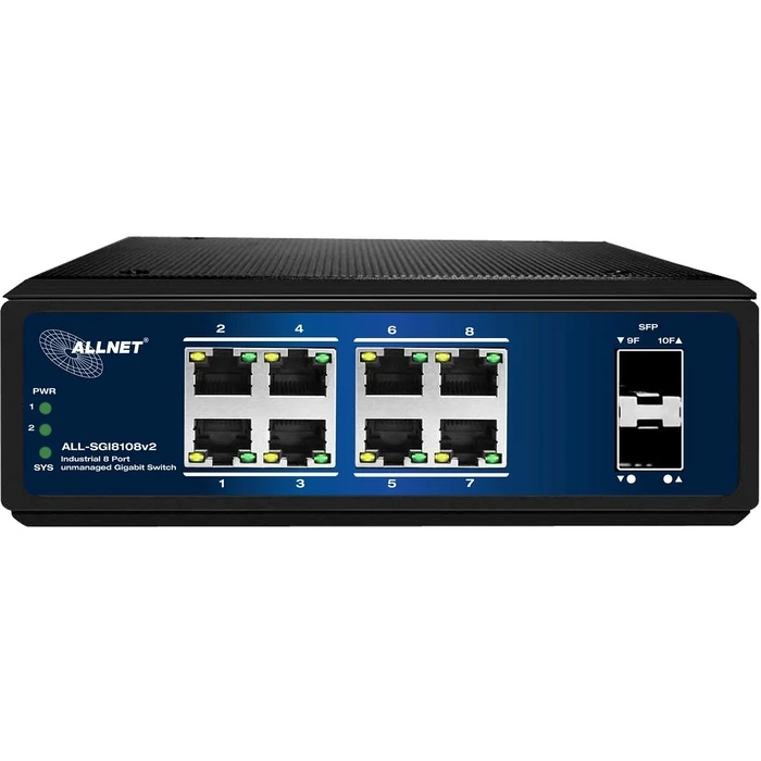 Network Switch 8+2P Allnet ALL-SGI8108v2 industrial