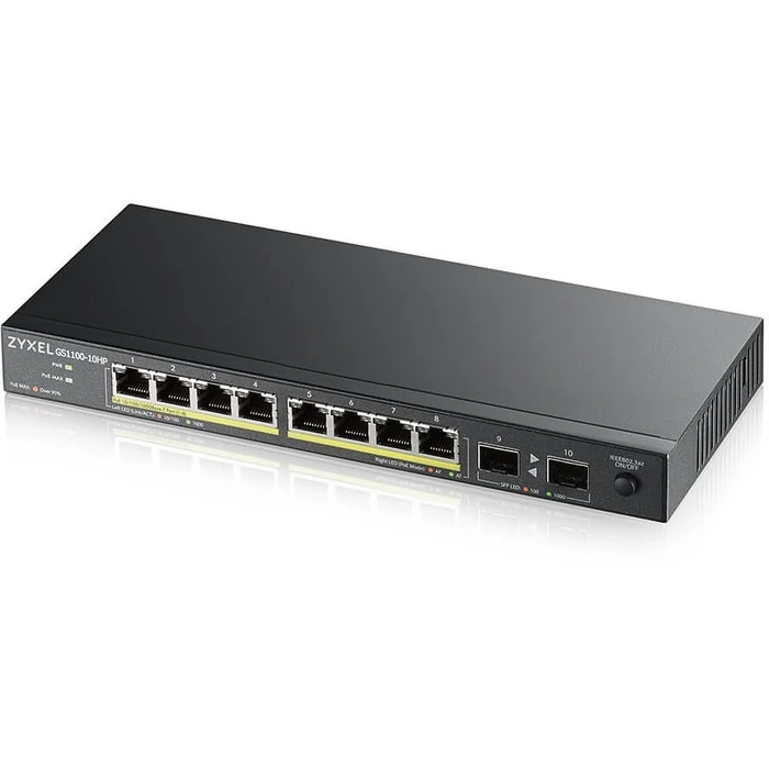 Network Switch 8+2P Zyxel GS1100-10HPV2
