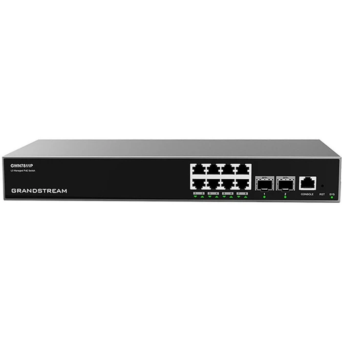 Network Switch 8P Grandstream GWN7811P 8x Port PoE Layer 3 Managed