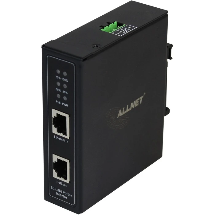 PoE Injektor Allnet Industrial Gigabit / BT (15,4W/30W/90W) / DIN / ALL-PI2014-I-BT90