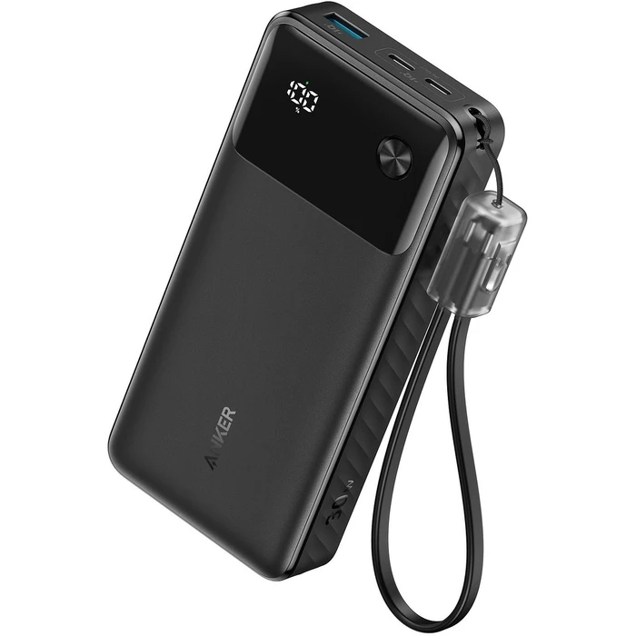 PowerBank Anker 20.000 mAh 30W 1x USB-A 2 x USB-C inkl. USB-C Cable Black