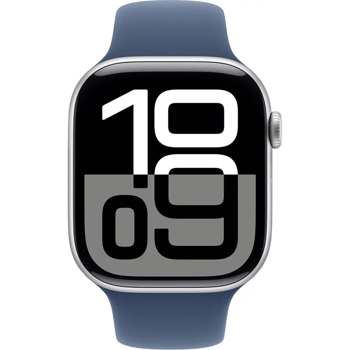 Smartwatch Apple Watch Series 10 46mm Silver Aluminium with Denim Sport - S/M