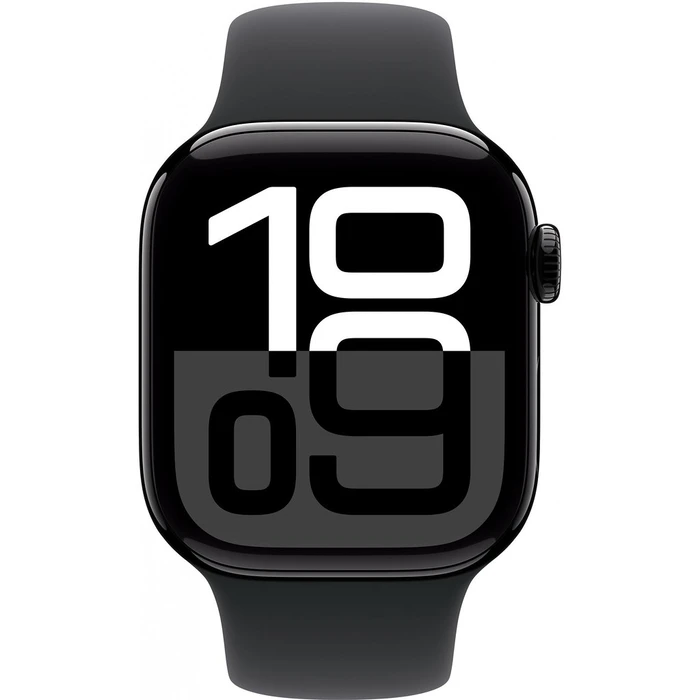 Smartwatch Apple Watch Series 10 Cellular 42mm Jet Black Aluminium with Black Sport - S/M