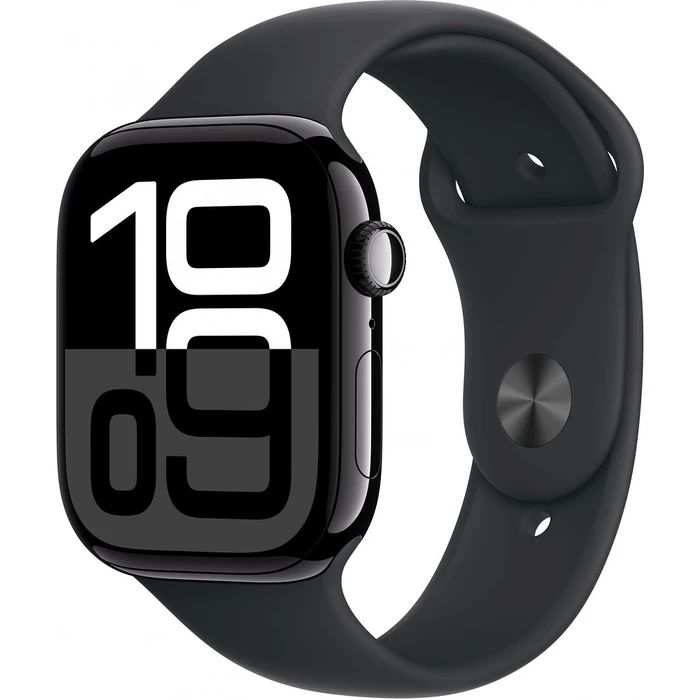 Smartwatch Apple Watch Series 10 Cellular 46mm Jet Black Aluminium with Black Sport - M/L
