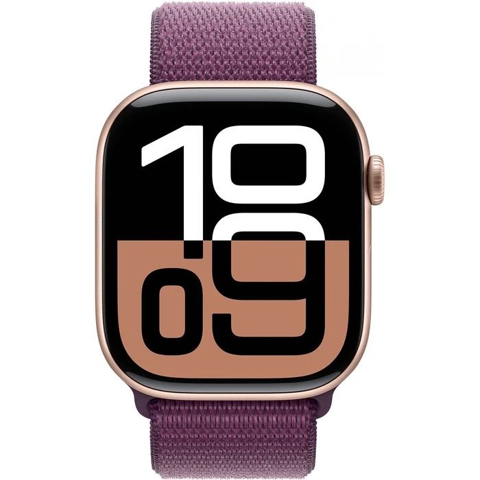 Smartwatch Apple Watch Series 10 Cellular 46mm Rose Gold Aluminium with Plum Sport Loop