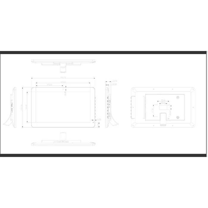 Tablet Allnet 15" PoE with 8GB/64GB, RK3568 Android 13,PrimeOne-150