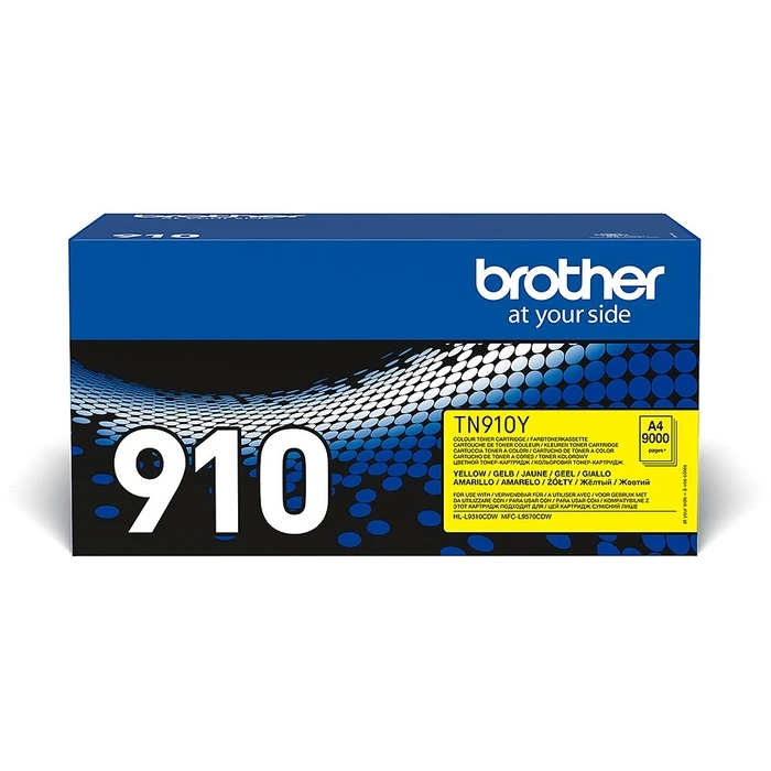 Toner Brother TN-910Y yellow up to 9.000 Pages ISO/IEC 19798