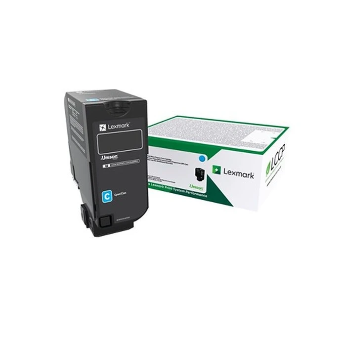 Toner Lexmark 74C2HCE Cyan up to 12.000 Pages