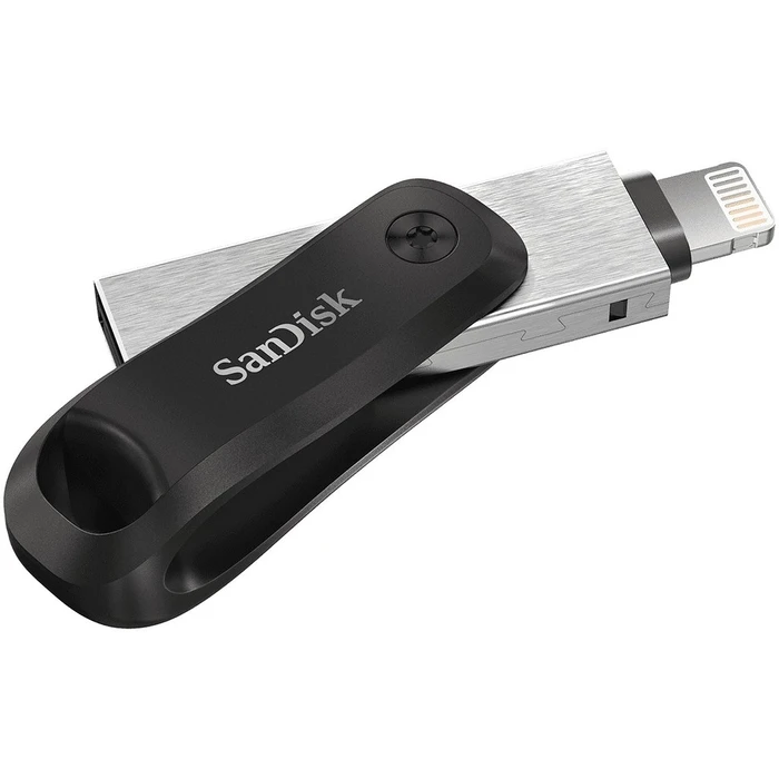 USB Flash 64GB USB 3.1 SanDisk iXpand Go Apple Lightning Black/silver