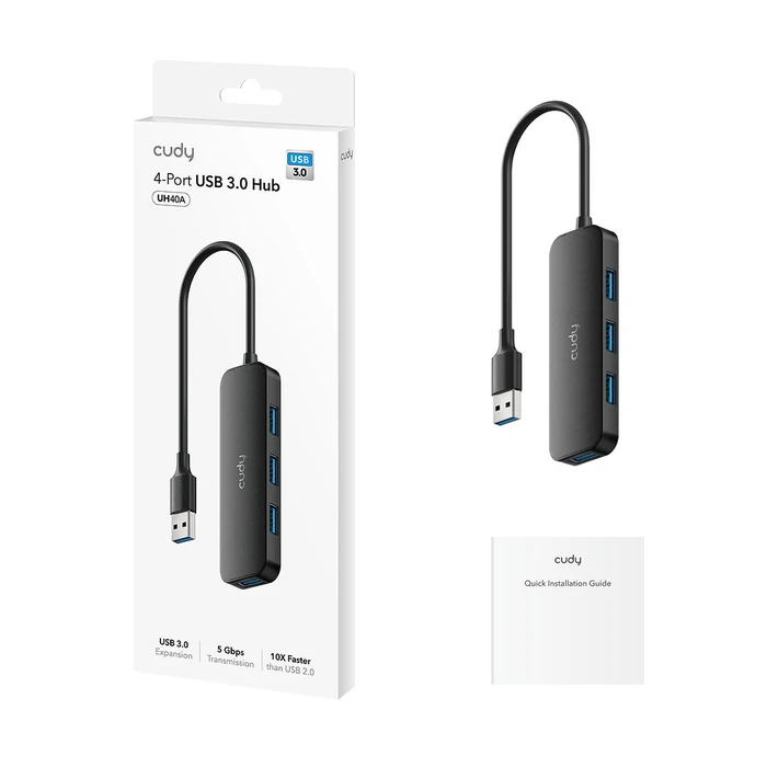 USB Hub Cudy 4-Port USB-A 3.0