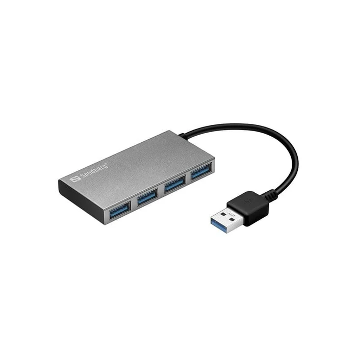 USB Hub Sandberg 133-88 USB 3.0 4-Port 4xUSB 3.0 Silver