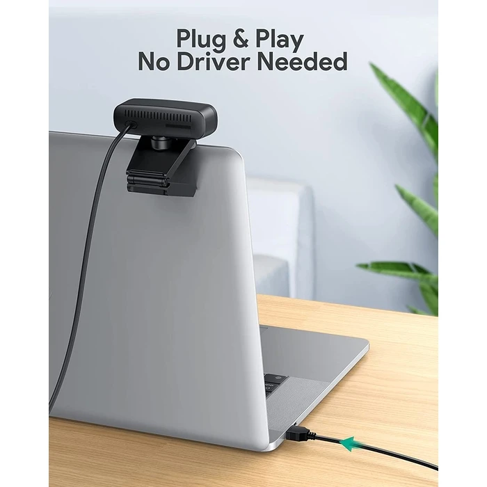 Webcam BC Master BC-W1 Full HD with 1/2,7-CMOS Sensor Black