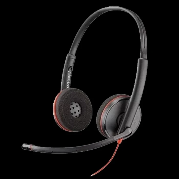 Multimedia Ακουστικά VOIP HP Poly Blackwire C3225 Stereo USB-C/A & 3,5 mm