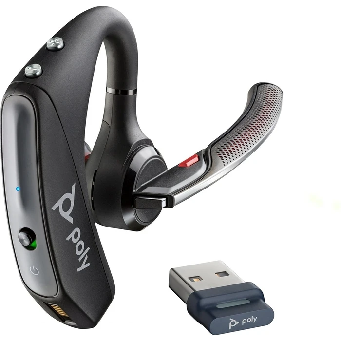 Multimedia Ακουστικά VOIP HP Poly Voyager 5200 UC USB-A +BT600 Dongle TAA