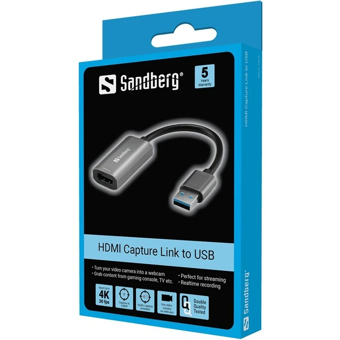 Αντάπτορας Hub Sandberg USB 3.0 > HDMI (ST-BU) 4K Gray