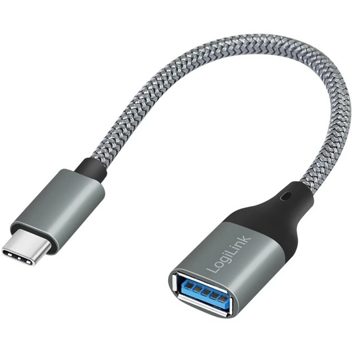 Αντάπτορας USB Logilink USB-C > USB 3.2 (ST-BU) 0,15m Gray