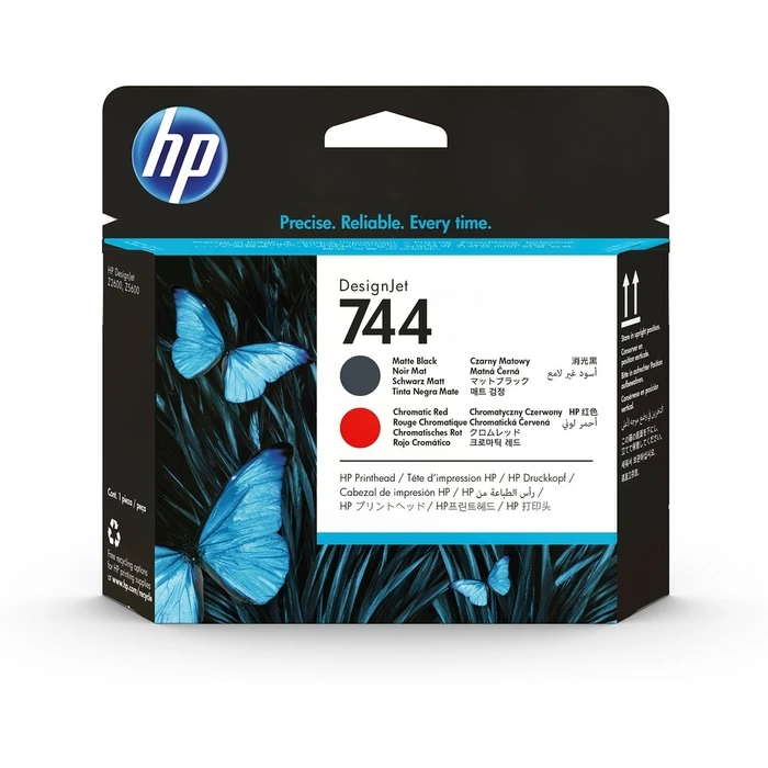Αξεσουάρ Εκτυπωτών HP Printhead 744 Printhead MattBlack & Rot