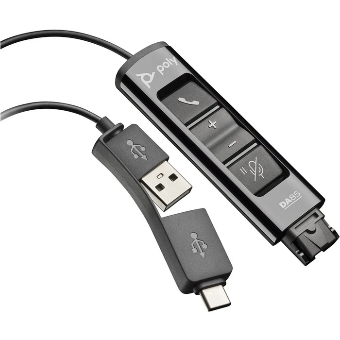 Αξεσουάρ Ήχου HP Poly DA75 Wideband QD to USB-Adapter (USB-A & USB-C)