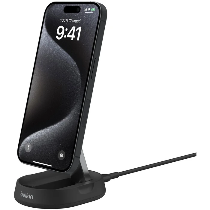 Ασύρματος Φορτιστής Belkin BoostCharge  PRO Qi2 15W magnetic Station, b
