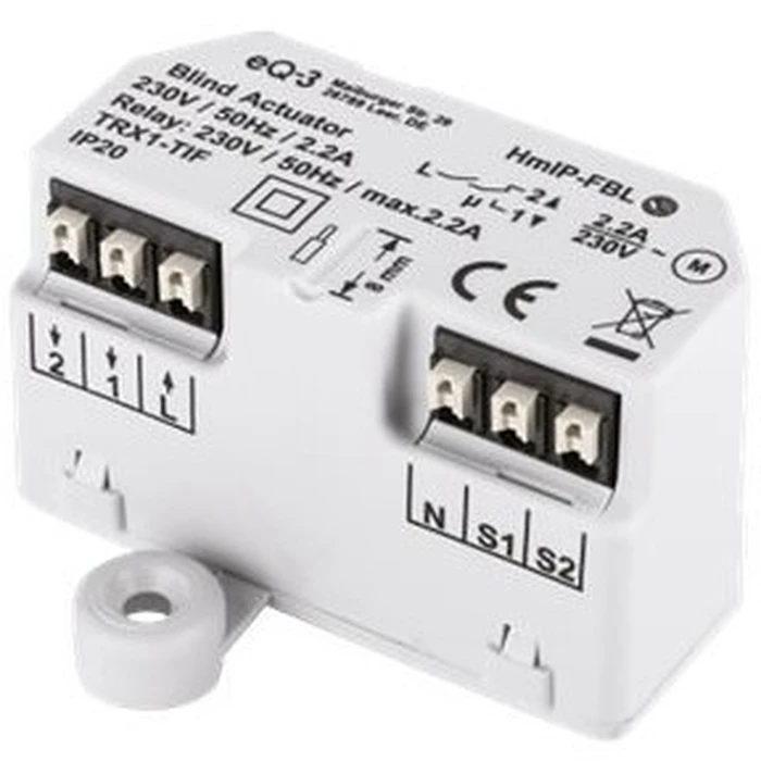 Ενδιάμεσος Διακόπτης Homematic IP Blind Actuator  Flush