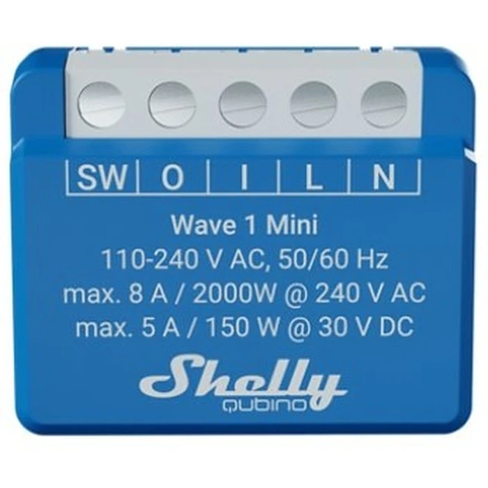 Ενδιάμεσος Διακόπτης Shelly Relais Wave 1 Mini Z-Wave