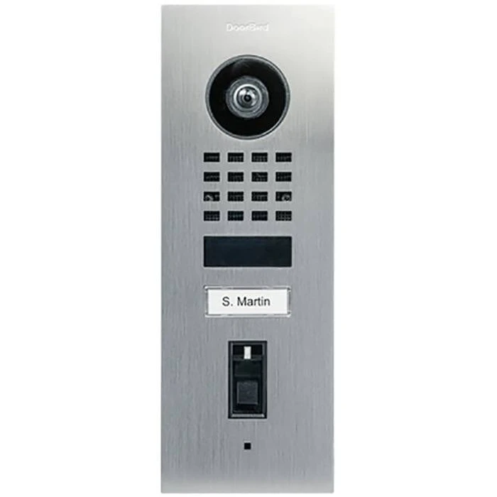 Θυροτηλεόραση DoorBird IP D1101FV Fingerpr. Edels. V2A