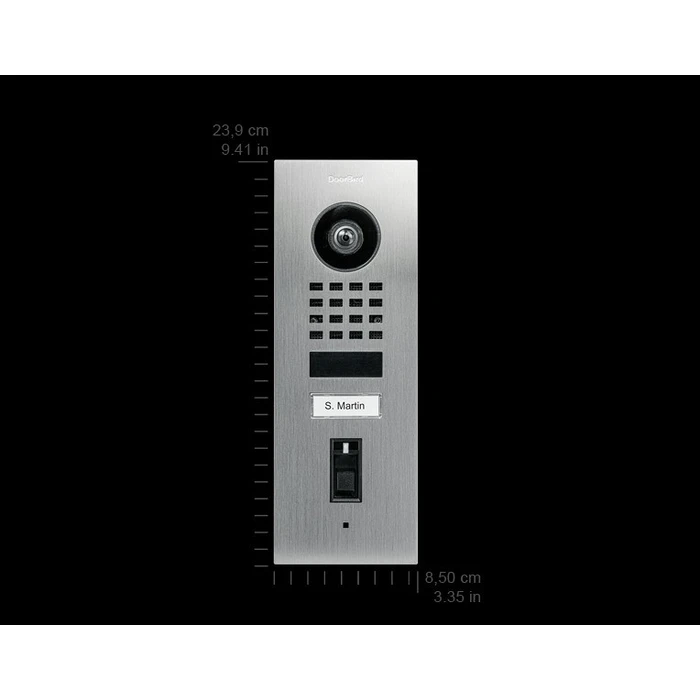 Θυροτηλεόραση DoorBird IP D1101FV Fingerpr. Edels. V2A