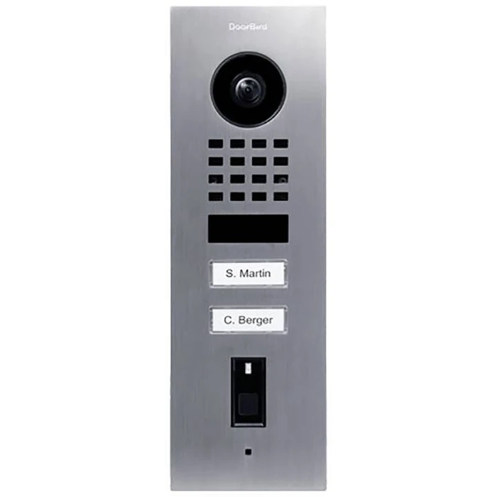 Θυροτηλεόραση DoorBird IP Video T?rst. D1102FV Fingerpr. Edels. V2A, Unterpu