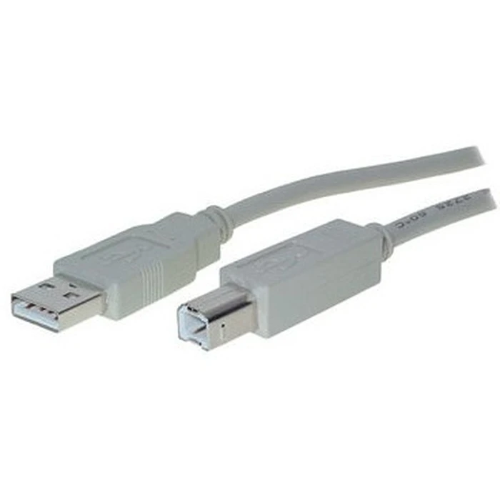 Καλώδιο USB 2.0 A > B (ST-ST) 1,8m Gray