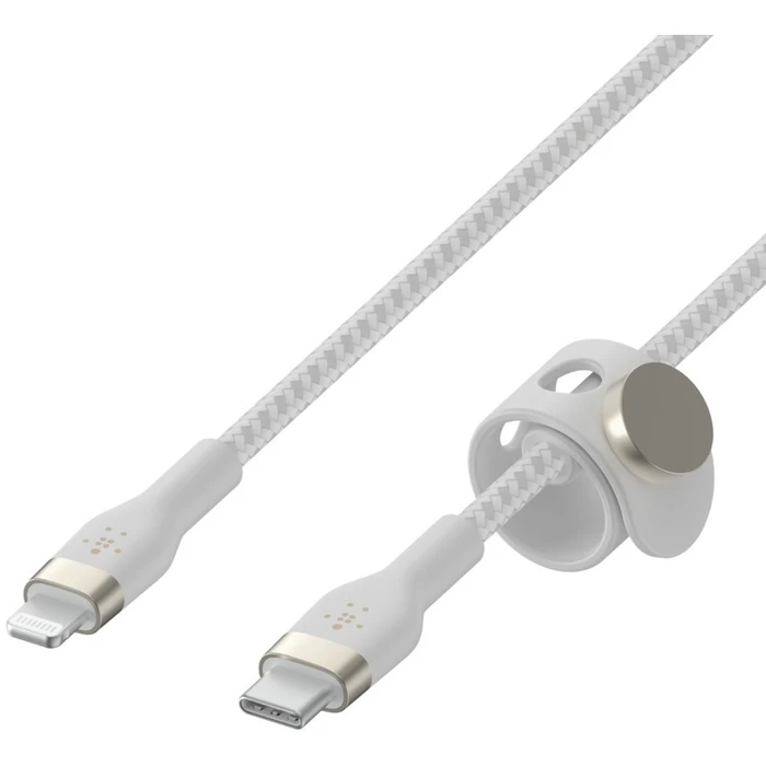 Καλώδιο USB Belkin PRO Flex Lightning/USB-C,bis 15W, Apple zert.,2m, White
