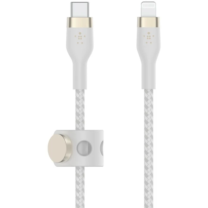 Καλώδιο USB Belkin PRO Flex Lightning/USB-C,bis 15W, Apple zert.,2m, White