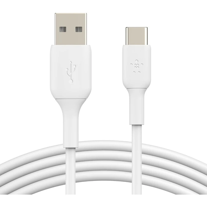 Καλώδιο USB Belkin USB-C/USB-A PVC, 2m, White