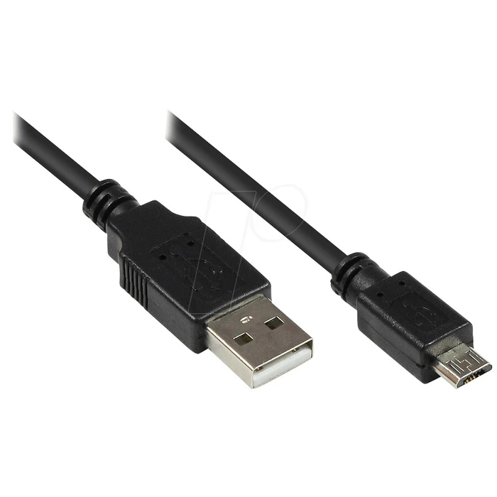 Καλώδιο USB Goodconnections USB 2.0 A > Micro-B (ST-ST) 1,8m Black