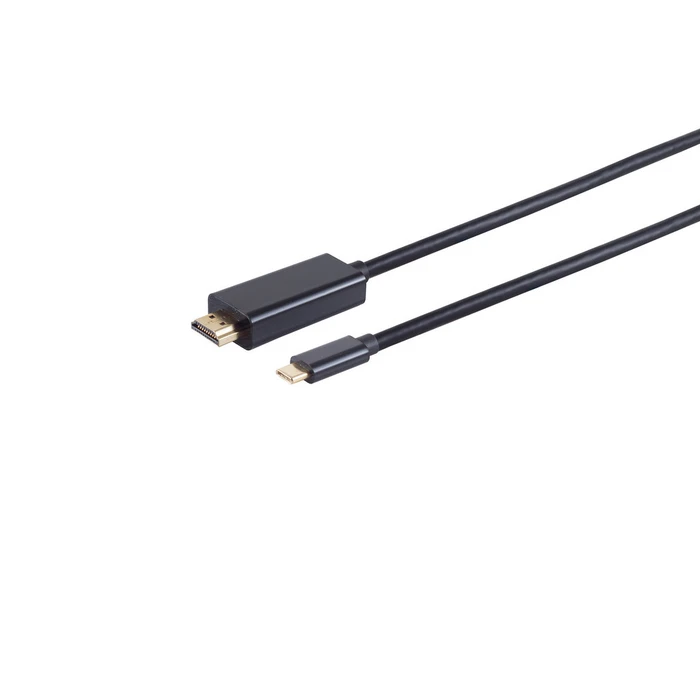 Καλώδιο USB-C > HDMI (ST-ST) 1m 4K 30Hz Black