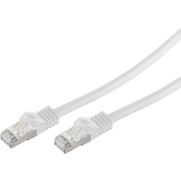 Καλώδιο Δικτύου CAT7 RJ45 S/FTP PiMF 0,5m White