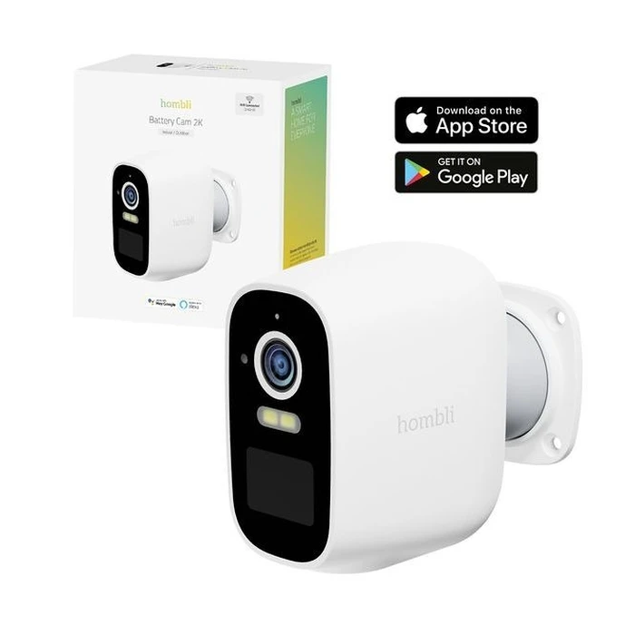 Κάμερα Παρακολούθησης Hombli smart Batterie White