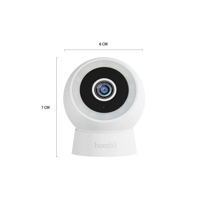 Κάμερα Παρακολούθησης Hombli smart outdoor Compact Cam 2K, White