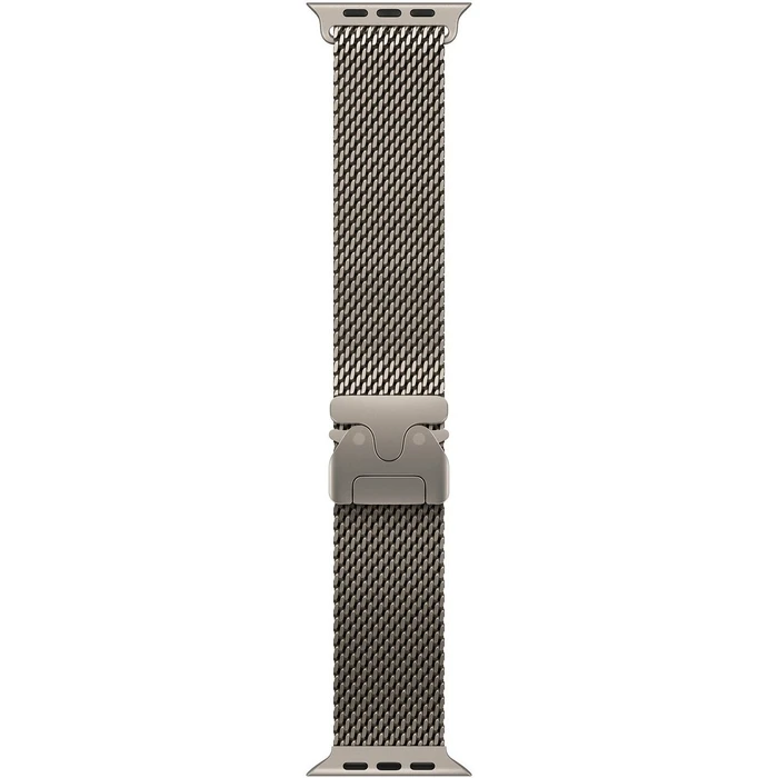 Λουράκι Wearable Apple 49mm Natural Titanium Milanese Loop - Large