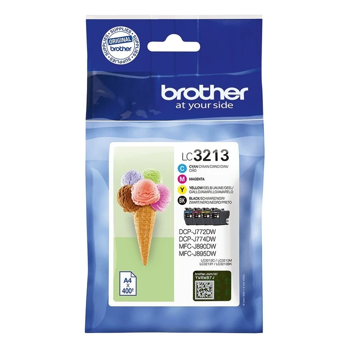 Μελάνι Brother LC-3213VALDR Value Pack (BK/C/M/Y)