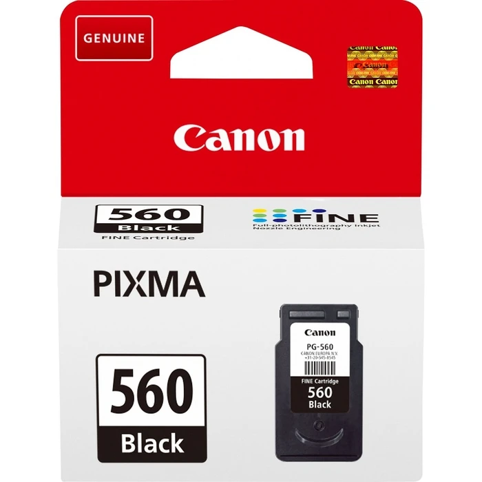 Μελάνι Canon PG-560 3713C001 Black up to 180 Pages ISO/IEC 24734