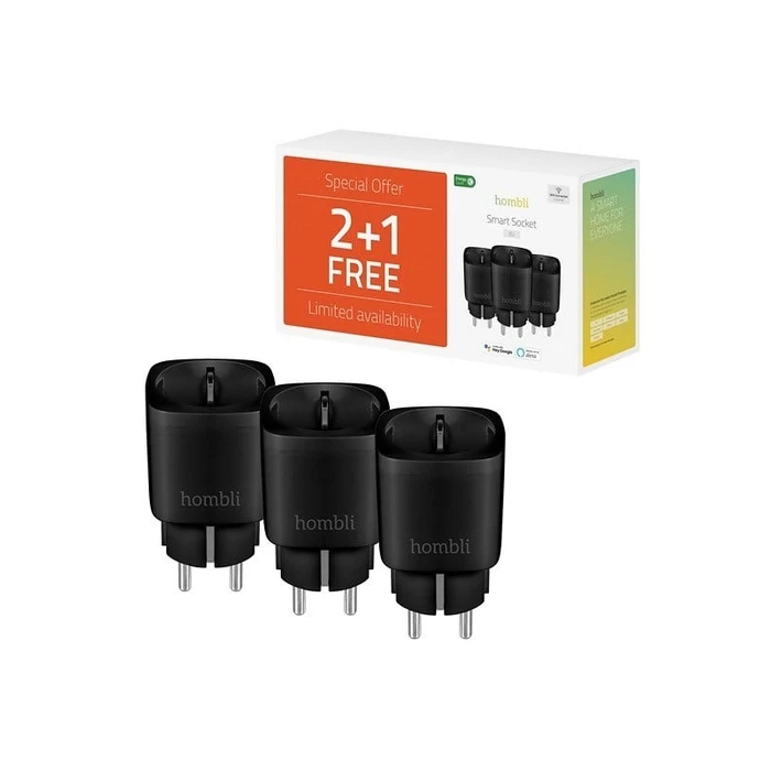 Μονόπριζο Hombli smart EU, Black, 2+1 Promo Pack