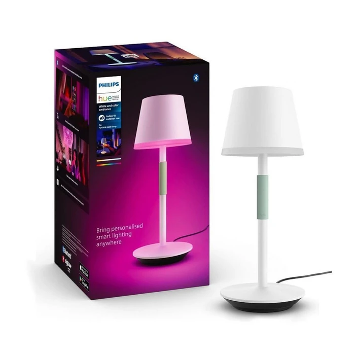 Πορτατίφ Philips Hue White & Color Ambiance Go Tragbare Tischleuchte White