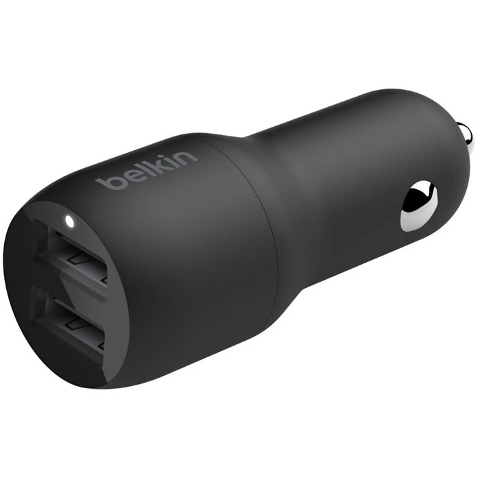 Φορτιστής Αυτοκινήτου Belkin Dual USB-A Kfz 24W, Black