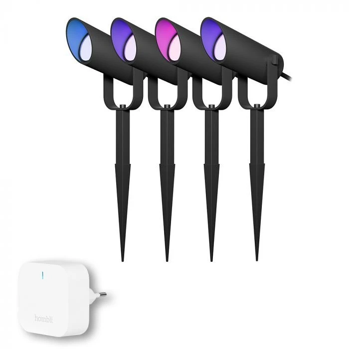 Φωτιστικό Led Καρφωτό Hombli outdoor Smart Spot Light Kit (3 Leuchten)